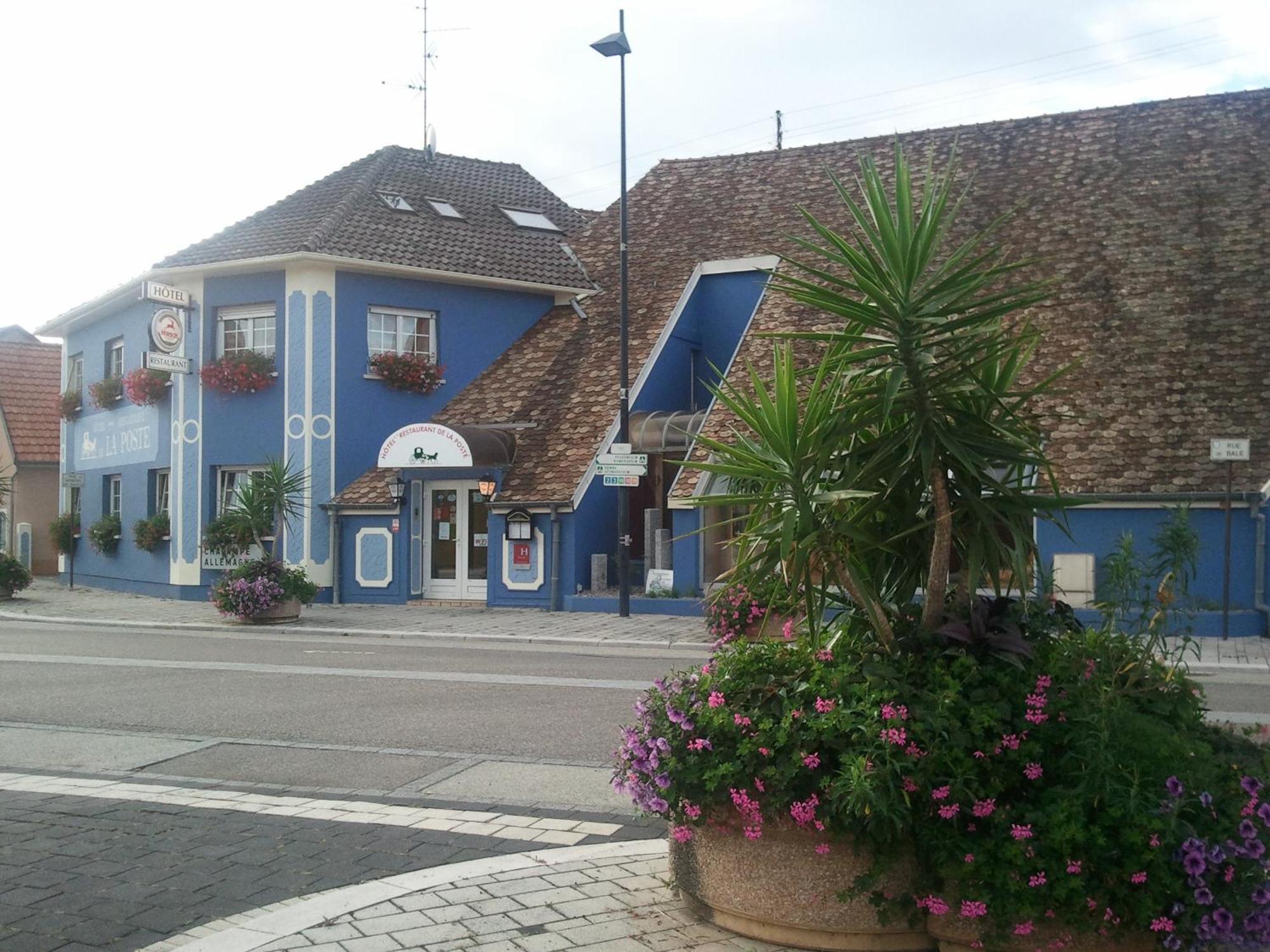 Hotel Restaurant De La Poste Mulhouse Est Bantzenheim Buitenkant foto
