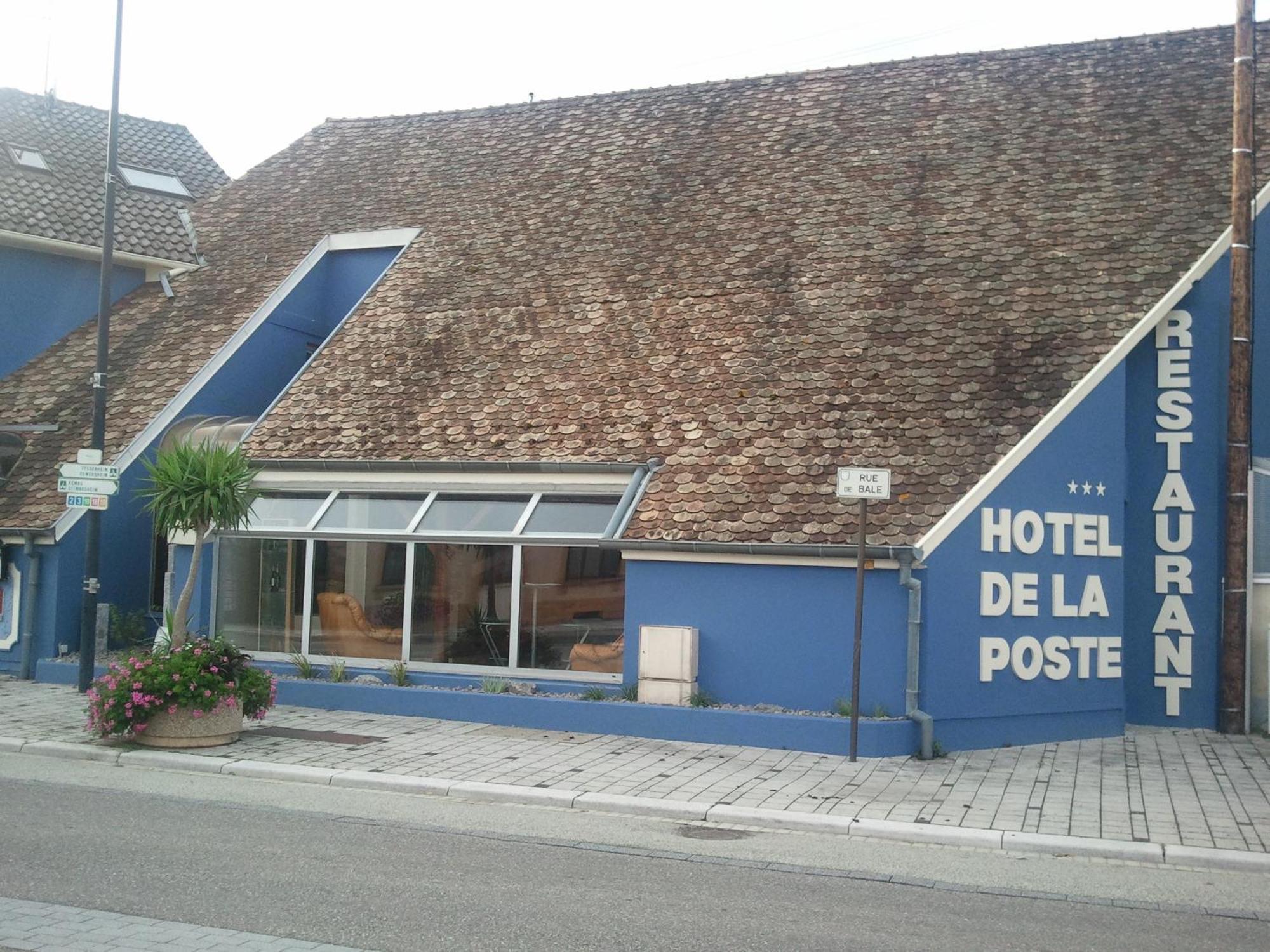 Hotel Restaurant De La Poste Mulhouse Est Bantzenheim Buitenkant foto